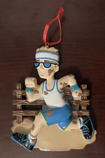 Polar X Ceramic Muddy Runner/Jogger Christmas Tree Ornament *New*