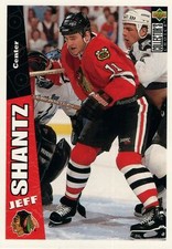 #53 Jeff Shantz Chicago Blackhawks 1996-97 Upper Deck Collector's Choice Hockey 