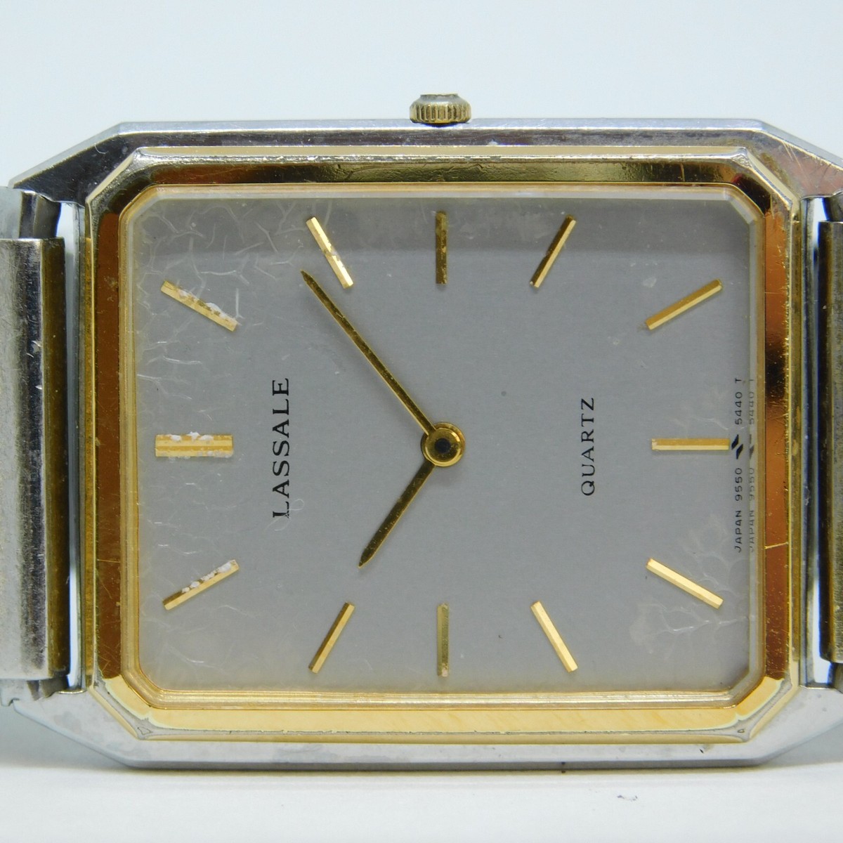 Lassale 9550-5409 Two-Tone Quartz Analog Women's Watch Sz. 6 1/4
