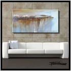 ABSTRACT PAINTING Modern CANVAS WALL ART, Large, Textured US ELOISExxx — photo 1