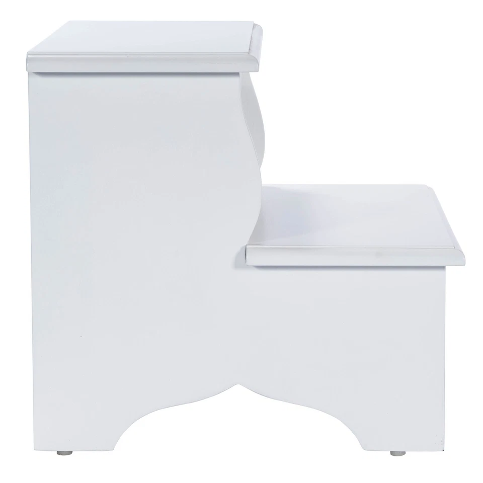 CHESHIRE STEP STOOL - BED STEPS - COTTAGE WHITE FINISH - FREE SHIPPING* - Image 2 of 2