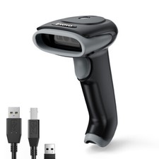 2D QR Code Barcode Scanner,USB Wired Library Screen Scan Reader for POS Phone PC
