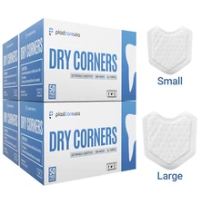 Dental Dry Angles Saliva Absorbent Pads – Parotid Shield Moisture Control (S/L)