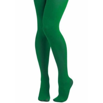 Ladies Green Elf Tights Pixie Christmas Witch Goblin Fancy Dress 5051090904766 Ebay