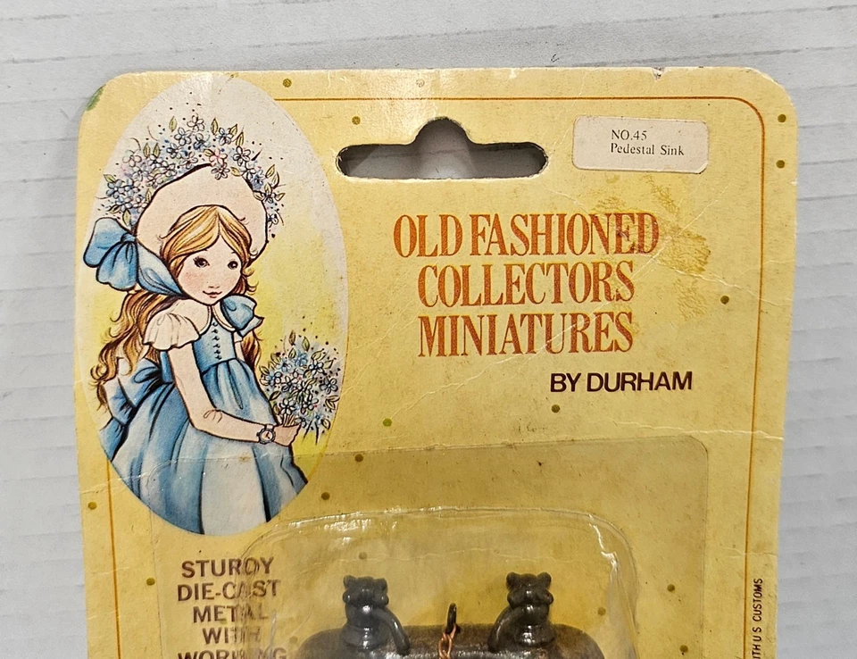 Durham Industries старомодный коллекционеров миниатюры пьедестал раковина номер 45 - Изображение 3 из 4