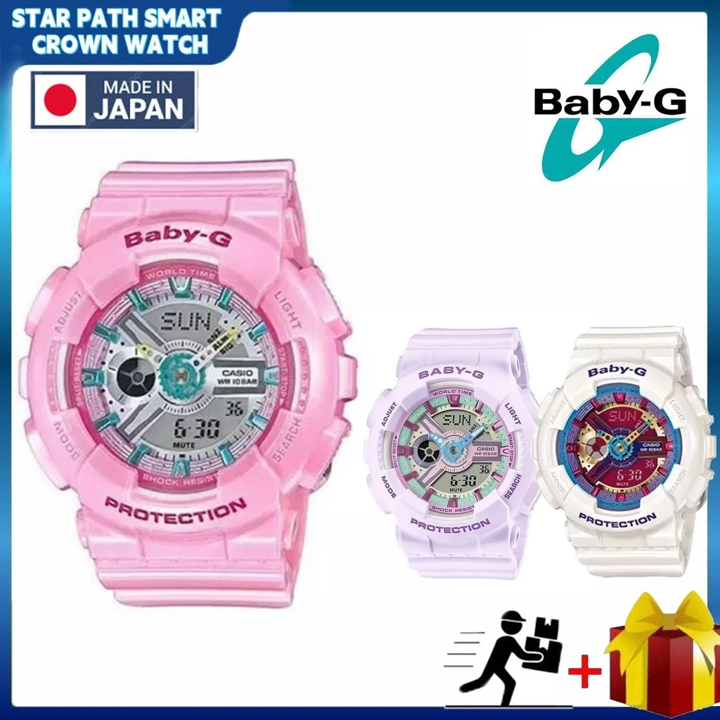 CASIO BABY-G Fresh Colors Analog Digital Watch Pink 100% Original