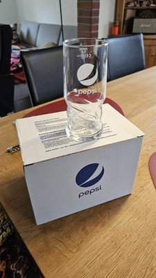 Pepsi Cola Glas 6x Glas 0,4 l Gastro Becher Logo großer Kreis
