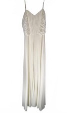 NWT WTOO Watters | Floor Length Georgette Gown | Ivory Beach Bridal Wedding| 2