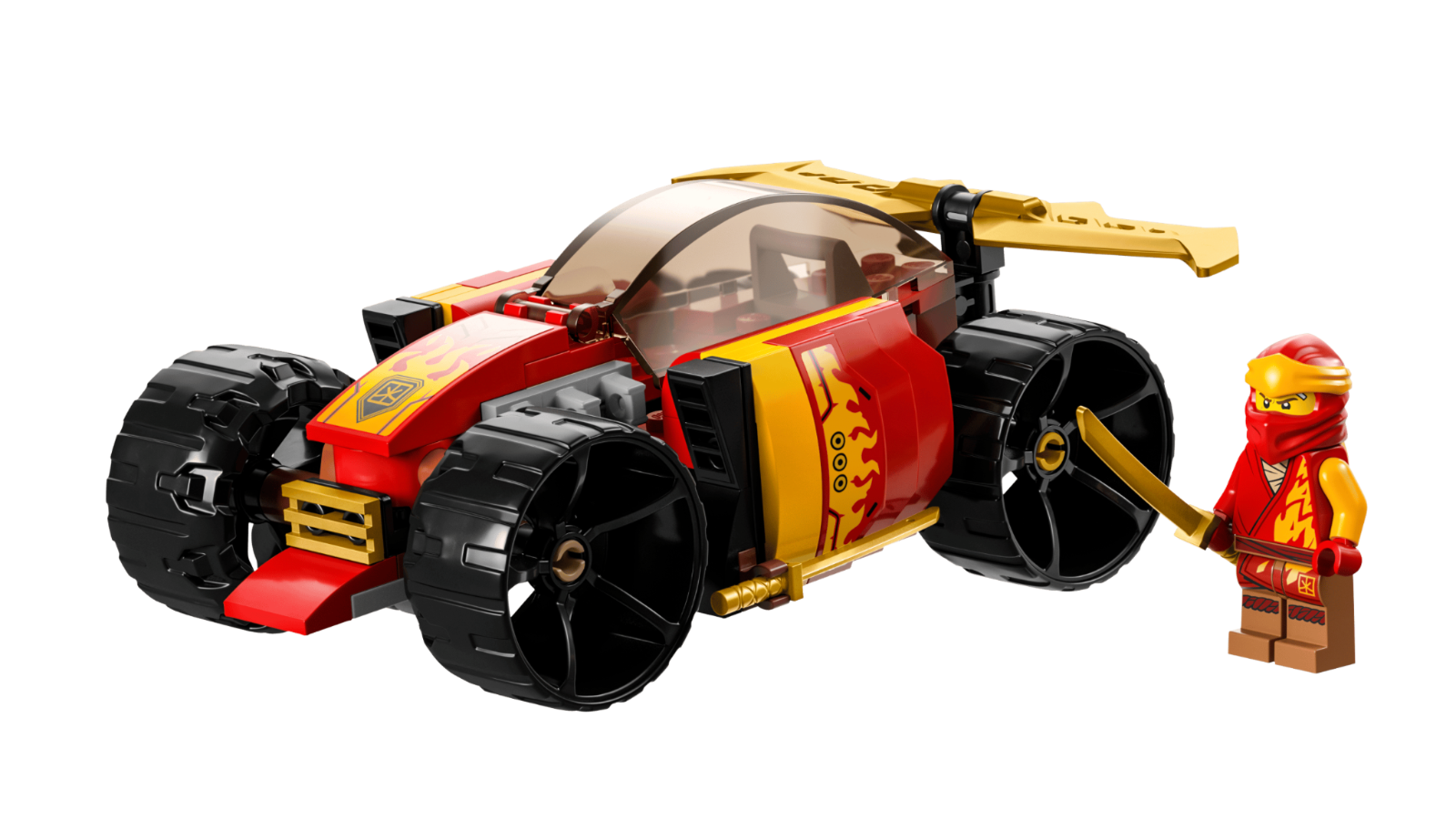 Lego Ninjago 71780 Kai's Ninja Race Car Evo 100% Complete With Minifigure