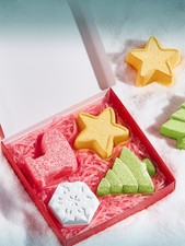 1Set 4PCS Bath Bombs Moisturizing Christmas Style For Holiday Festival Scented