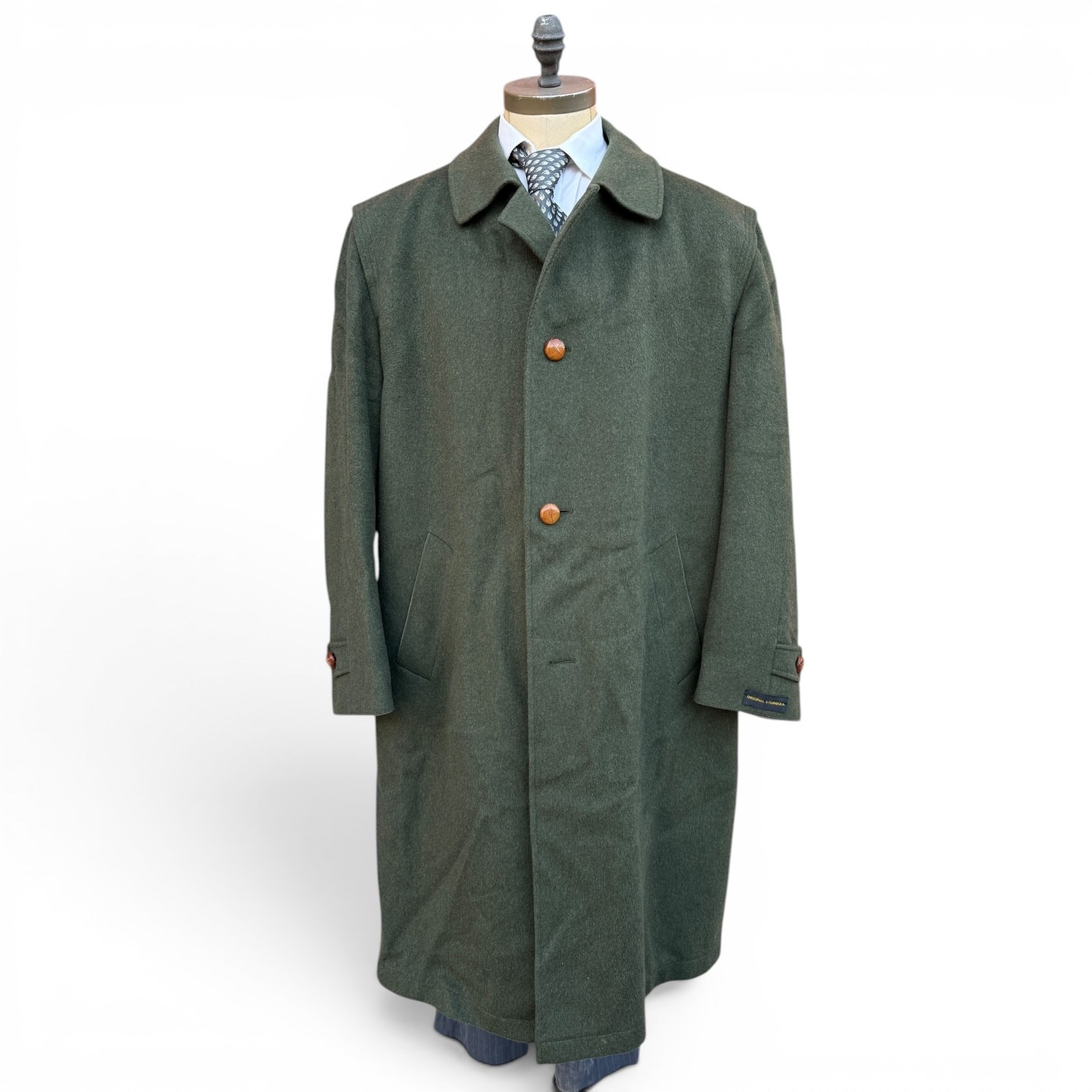 STEINBOCK Vintage Tyrolean Austrian Tyrol Himalayan Wool Loden Coat XL