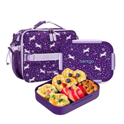 Bentgo 2-Piece Kids Snap & Go Lunch Set Unicorn