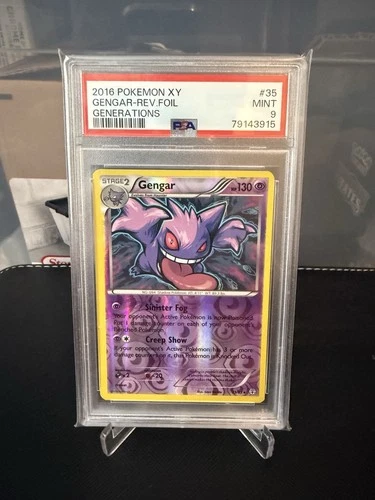 2016 Pokemon XY Generations #35 Gengar-Reverse Foil PSA 9 #2