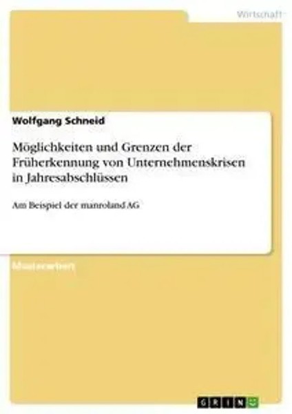 Wolfgang Schneid | MöGlichkeiten Und Grenzen Der FrüHerkennung Von...-image