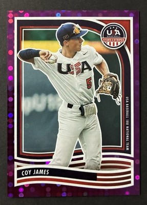 2024 Panini Stars and Stripes - (Coy James) Purple Dot (9/99) Nationals #51