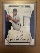 2023 National Treasures Penmanship Materials Signatures Jackson Jobe RPA 1/99