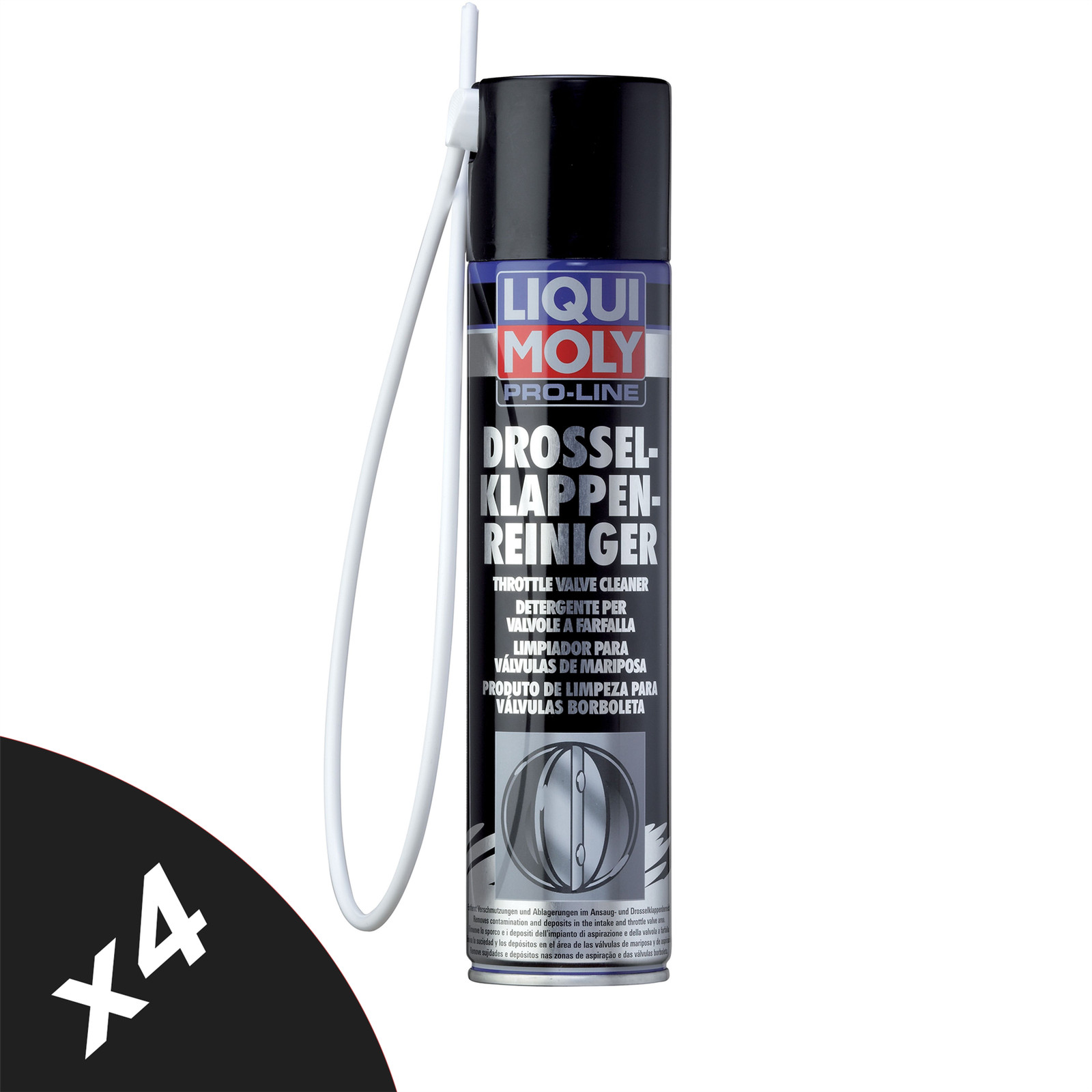 Liqui Moly Pro Line Throttle Valve Cleaner Intake Deposit Cleaner 4x400 ml