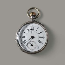 Antico Orologio Tasca Argento