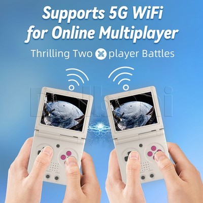 RG35XX SP Flip Anbernic Gray Linux Handheld Game Console