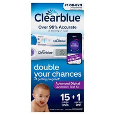 Clearblue Advanced Digital Ovulation Test  1 Pregnancy Test - 15ct