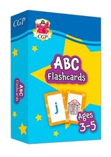 ABC Flashcards for Ages 3-5: perfect for learning the alphabet by CGP Books Hard