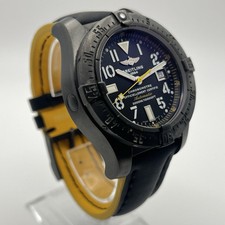 Breitling Avenger Seawolf Code Yellow 45mm Black Steel M17330 Auto Watch w/ Box 5