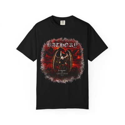 Bathory In Memory of Quorthon Graphic T-shirt | Black Metal Band Artwork Tee