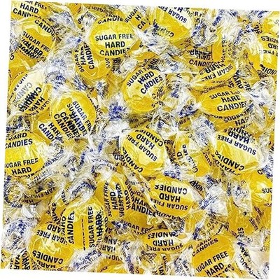 Sugar Free Lemon Drops | 1-Pound Pack | Sugar Free Hard Candy Individually