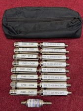 RF bandpass filter assortment, 75 ohm impedance