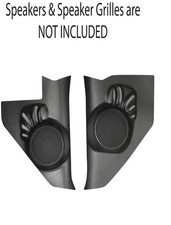 Custom Autosound 1955-1956 Chevrolet Car Kick Panels Wo Speakers Custom Autosound 1955-1956 Chevrolet Car Kick Panels Wo Speakers