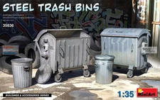 MIA35636 1:35 Miniart Steel Trash Bins