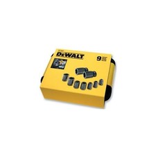 DT7507-QZ Dewalt Socket Set , Impact , 9Pc