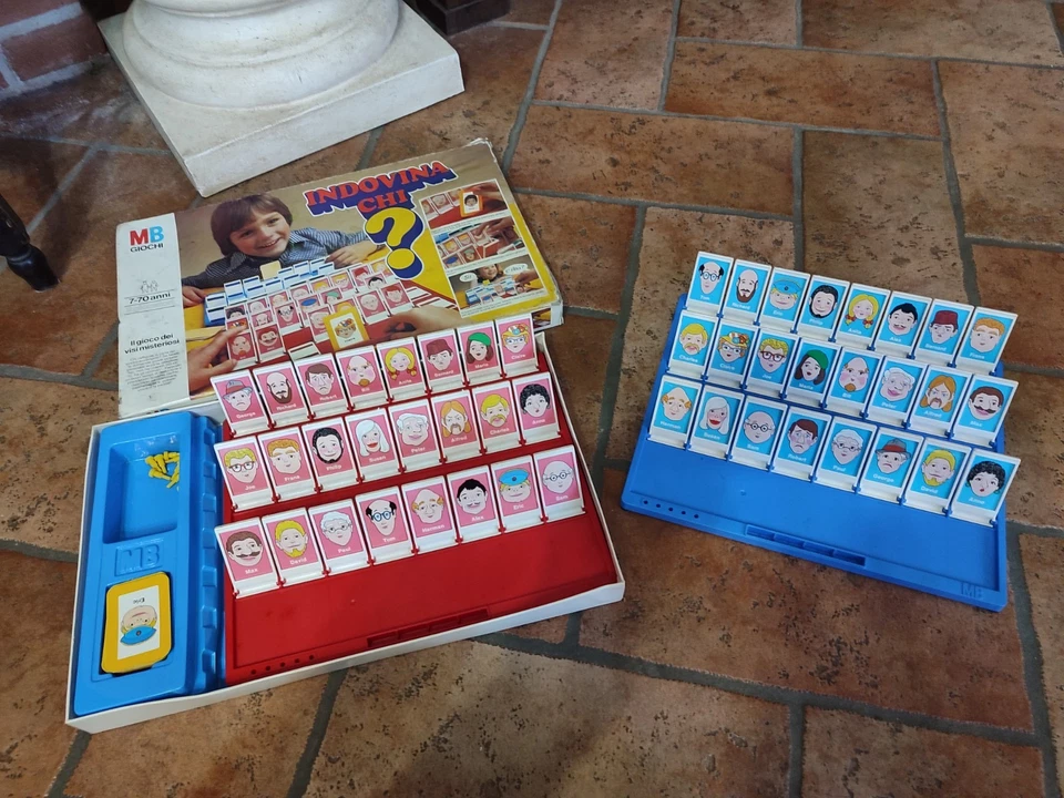 GIOCO IN SCATOLA MB INDOVINA CHI? VINTAGE LEGGI BENE - Immagine 4 di 4