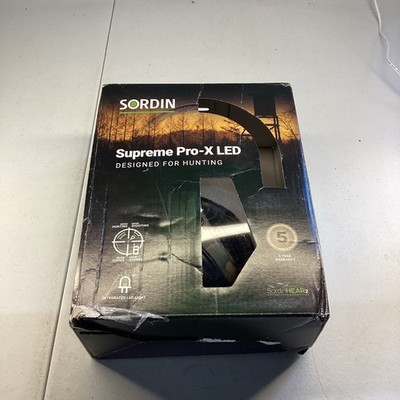 Sordin Supreme Pro-X Active Electronic Hearing Protection Ear Muffs Open Box