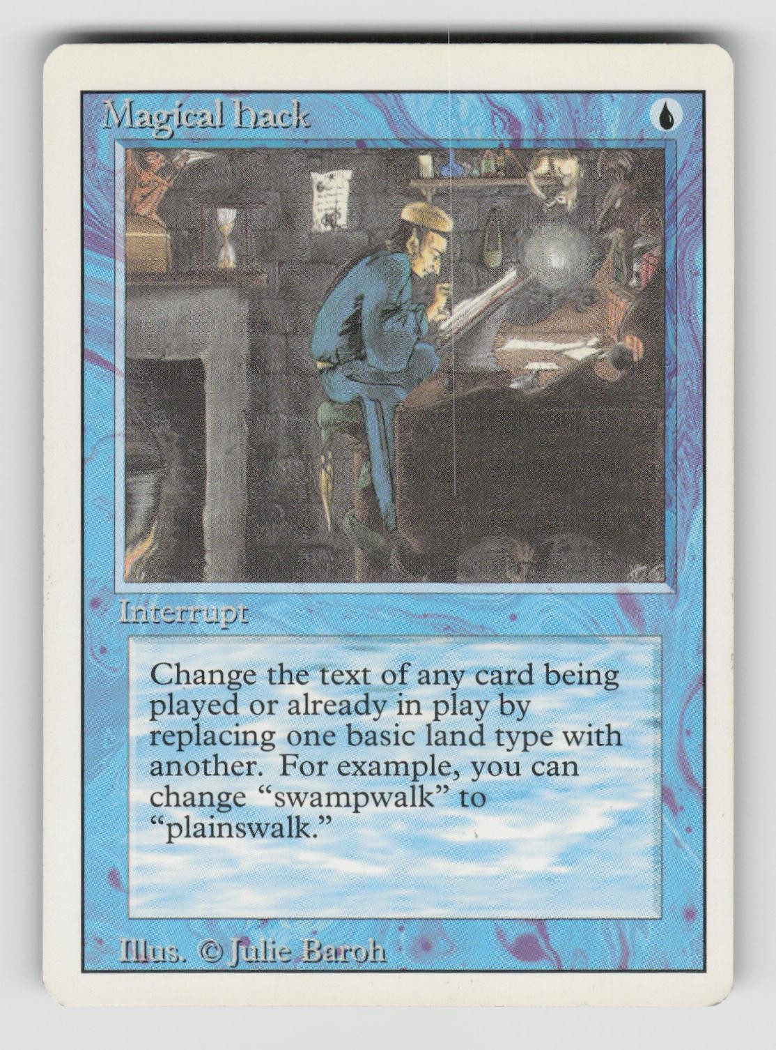 Magical Hack Rare Revised Edition Magic: The Gathering Near Mint