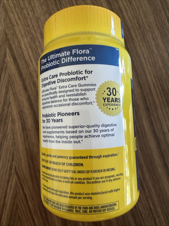 RENEW YOUR LIFE, EXTRA CARE ULTIMATE FLORA, PROBIÓTICO 48 HUMMIES CADUCIDAD 27/01 Foto 2 de 3