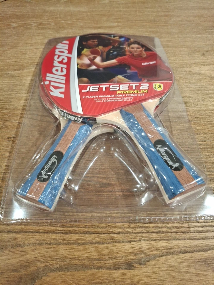 NUEVO Killerspin 112-01 JET SET 2 Premium Juego de Pádel Tenis de Mesa *Sin Pelotas Foto 4 de 4