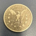 1889 United States Morgan Silver Dollar $1 Coin, Circulated, Uncertified