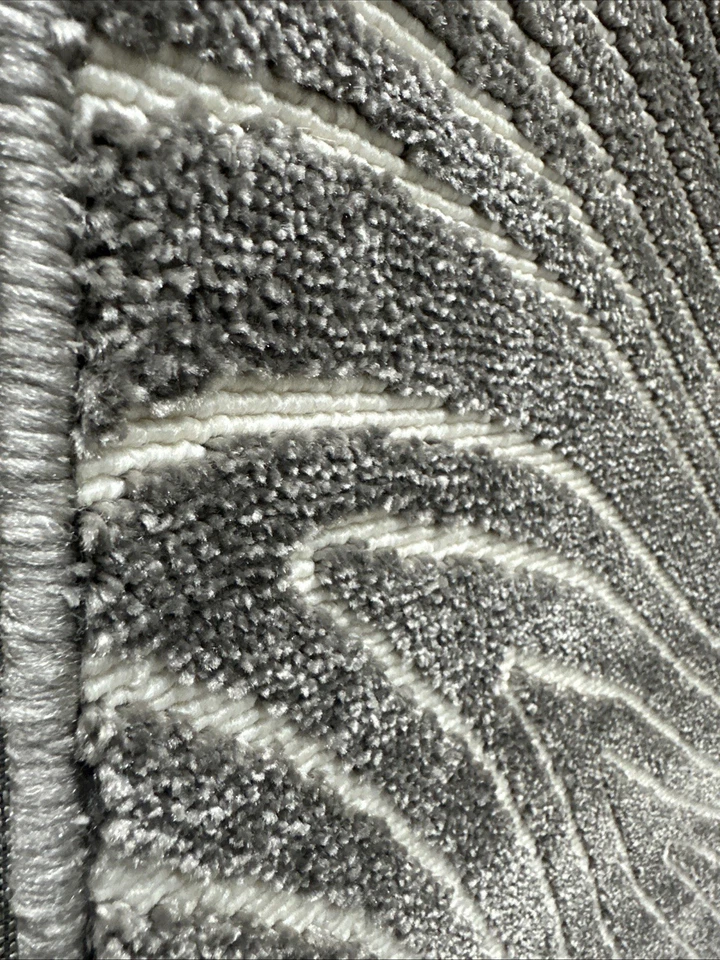 5x8 Area Rug Modern Elegant Gray - Image 2 of 2