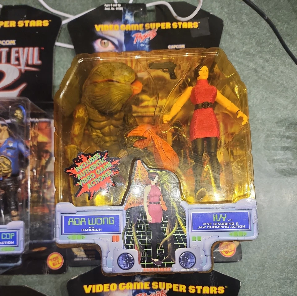 Resident Evil 2 Figuras Videojuego Super Estrellas Platino Lote de 7 Nuevo Precintado  Foto 4 de 4