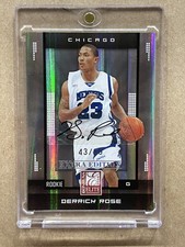 2008 Donruss Elite Derrick Rose Auto Autograph RC Rookie /99