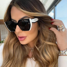 PRADA PR15WS 09Q5S0 54MM Black Talc Dark Grey Women's Sunglasses