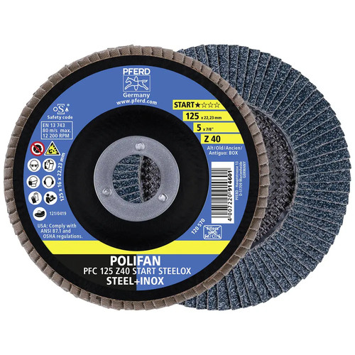 10er Multipack PFERD TOOLS 69300934 PFC 125 Z 40 START STEELOX - Bild 2 von 5