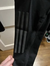 ADIDAS 'Own the Run' Men's Compression / Support Athletic Long Tights L Blk NWT!