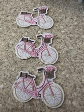 3x Bike Iron/sew On Patches.