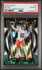 2024 Bo Nix #30 Select Black Green Shock Prizm PSA 10 Rookie RC Optic Mosaic