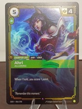 Ahri - Alluring - Foil 066/298 (Origins) Riftbound NM — live eBay listing