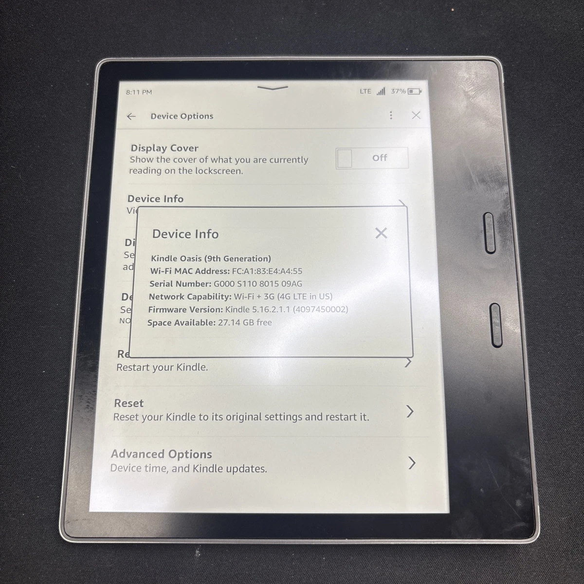 Amazon Kindle Oasis 9th Generation eBook Readers for sale - eBay