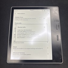 Amazon Kindle Oasis 9th Generation 32GB, Wi-Fi 3G Unlocked , 7in - Graphite