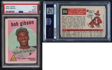 1959 Topps High # Bob Gibson #514 PSA 3 Rookie RC HOF